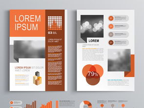 企業形象畫冊與宣傳三折頁設計 模板素材的視覺力量